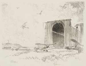 عمل الحرب الإنجليزية: The Balloon-Shed بواسطة جوزيف بينيل