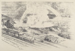 محطة فولز ، نياجرا ، 1910. بواسطة جوزيف بينيل