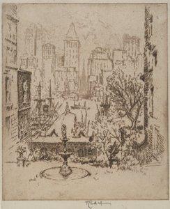 من شارع كلارك إلى وول ستريت ، 1924 بواسطة جوزيف بينيل