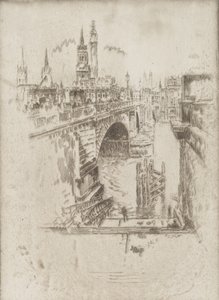 سلالم جسر لندن ، 1903. بواسطة جوزيف بينيل