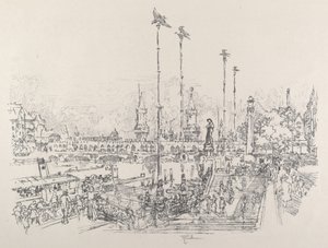 Oberbaum-Brucke ، برلين ، 1921. بواسطة جوزيف بينيل