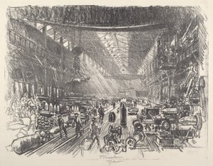 مصنع شل ، رقم 1 ، 1917. بواسطة جوزيف بينيل