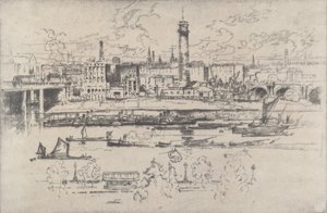 طلقة برج بين الجسور ، 1910. بواسطة جوزيف بينيل