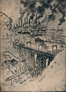 أعمال الصلب إدغار طومسون ، 1909 بواسطة جوزيف بينيل