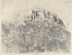 شروق الشمس فوق الأكروبوليس ، 1913. بواسطة جوزيف بينيل