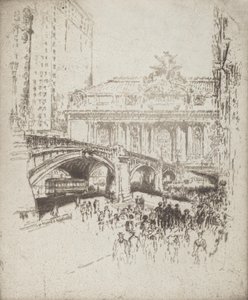 The Approach to the Grand Central ، نيويورك ، 1919. بواسطة جوزيف بينيل