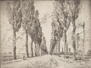 الجادة ، فالنسيان ، 1910. بواسطة جوزيف بينيل