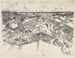 المعسكر ، العمارة الجديدة ، 1917. بواسطة جوزيف بينيل