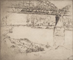 جسر المدينة ، سانت لويس ، 1919. بواسطة جوزيف بينيل