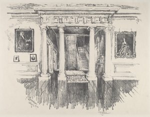 القاعة في Cliveden ، 1912. بواسطة جوزيف بينيل