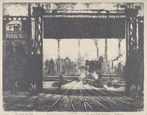 البوابة الحديدية ، شارلروا ، 1911. بواسطة جوزيف بينيل