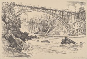 الجسر الصلب ، 1910. بواسطة جوزيف بينيل