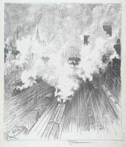 ترين يارد ، سانت لويس ، 1919. بواسطة جوزيف بينيل