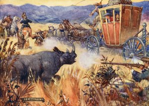 سيمون فان دير ستيل ووحيد القرن (لون ليثو)