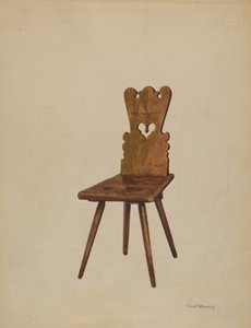 كرسي جانبي ، 1936.