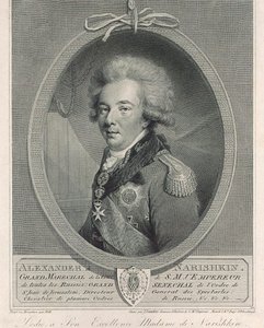 صورة للكونت الكسندر لفوفيتش ناريشكين 1760-1826 ، 1801 بواسطة جوزيف سوندرز