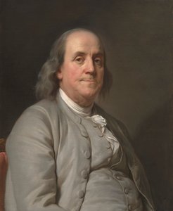 بنجامين فرانكلين ، ج. 1785. بواسطة جوزيف سيفريد دوبليسيس