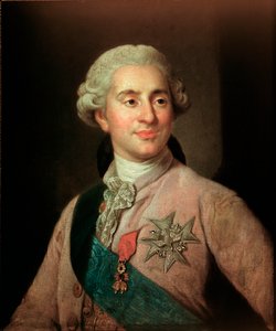 صورة لملك فرنسا لويس السادس عشر (1754-1793) مرتديًا شارة وسام اللوحة المصنوعة من الصوف الذهبي لجوزيف سيفريد دوبليسيس (1725-1802) (جوزيف سيفريد ، جوزيف سيفريد ، جوزيف سيفريد ، جوزيف سيفرين ، جوزيف- Siffrein) القرن الثامن عشر م