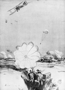 طائرة تمد الذخيرة للخط الأمامي البريطاني ، الحرب العالمية الأولى ، 1914-1918 1926 بواسطة جوزيف سيمبسون
