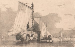 القوارب في برايدون ، 1825