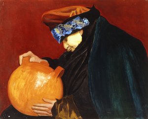 المرأة القيلولة بواسطة جوزيف ستيلا
