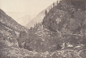 تم التقاط Gorge d'Astos أثناء عودته من Lac d'Oo ، Luchon ، 1853.