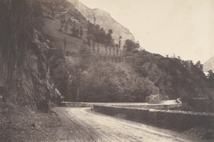 الطريق من Pierrefitte إلى Luz St Sauveur ، 1853.