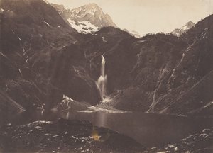 منظر لبحيرة Oo أو Seculejo ، Bagnère de Luchon ، 1853.