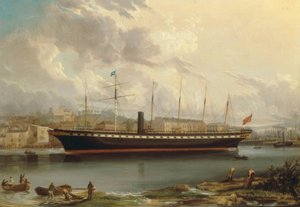 رحلة البكر لبريطانيا العظمى 1856