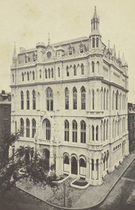 المعبد الماسوني الجديد ، بوسطن ، 1860. بواسطة جوزيف وارد