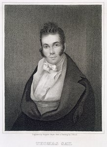 توماس ساي (1787-1834) ، نقش بواسطة هنري هوبنر ماير (1787-1847)