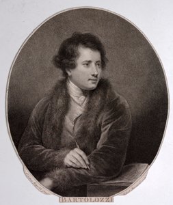 Francesco Bartolozzi, Italian engraver (engraving) بواسطة جوشوا (بعد) رينولدز