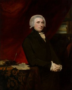 صورة لتوماس ، لورد إرسكين (1750-1823) في مكتبته (زيت على قماش) بواسطة جوشوا (دائرة) رينولدز
