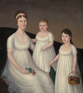 جريس أليسون مكوردي السيدة هيو مكوردي وبناتها ، ماري جين وليتيتيا جريس ، c1806. بواسطة جوشوا جونسون