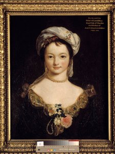 صورة لملكة جمال إليزابيث إليوت لوحة لجوشوا رينولدز (1723-1792) بواسطة جوشوا رينولدز