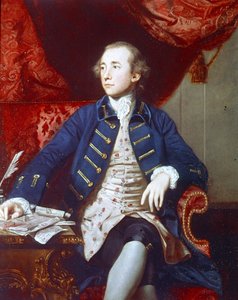 صورة لوارن هاستينغز (1732 - 1818). اللوحة جوشوا رينولدز. 1766 - 1768. لندن ، معرض الصور الوطني. بواسطة جوشوا رينولدز