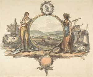 تصميم لواجهة ، كاليفورنيا. 1793. بواسطة يوشيا بوديل