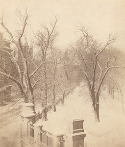 مشهد الثلج المشترك في بوسطن ، 1850.