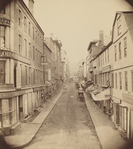 شارع المدرسة ، بوسطن ، 1850.