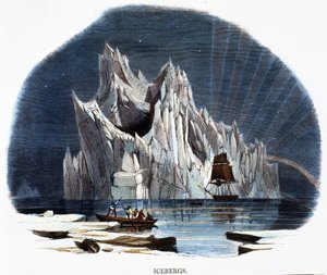 الجبال الجليدية ، من ظاهرة الطبيعة ، 1849