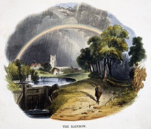 قوس قزح ، من ظاهرة الطبيعة ، 1849