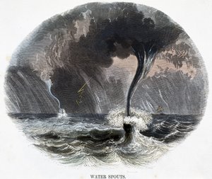 تنفث الماء ، من ظاهرة الطبيعة ، 1849