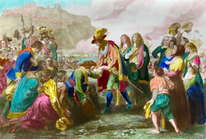 تشارلز الثاني في دوفر بواسطة 