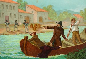 التجنيد الإجباري في جنوب فرنسا عام 1815 (رسم توضيحي) بواسطة 