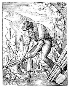 The Winegrower (litho) (صورة b / w) بواسطة جوست (بعد) عمان