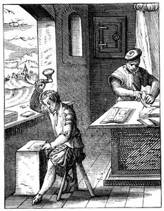 Goldbeater ، القرن السادس عشر 1849. بواسطة جوست عمان