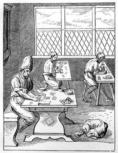 صانع الدبوس والإبرة ، C1559-1591 بواسطة جوست عمان