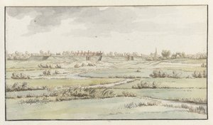 منظر لقلعة سانت ميشيل ، بالقرب من s-Hertogenbosch بواسطة جوشوا دي غراف (منسوب إلى)