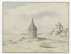 منظر ل Stadsfontein ("City Fountain") ، Bergen op Zoom بواسطة جوشوا دي غراف (ربما)