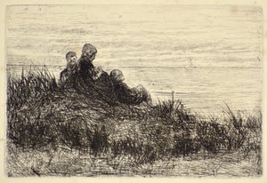 المساء على الشاطئ (حفر)